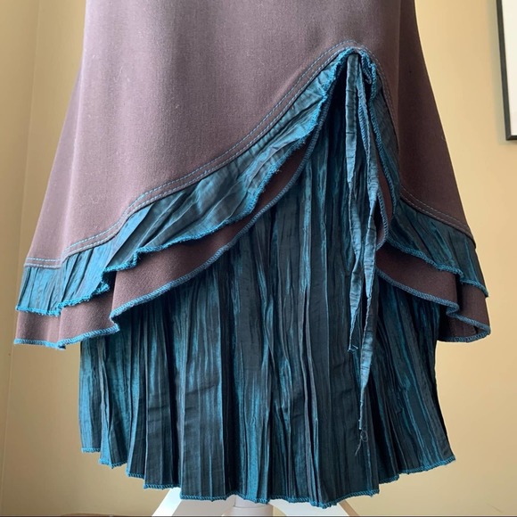 VEX 50's Peplum Blazer Layered Skirt Suit Set size 8 Victorian Steampunk - Picture 7 of 16